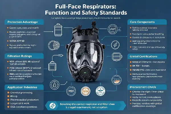 Safety Respirator Full Masks Safety Respirator Full Masks