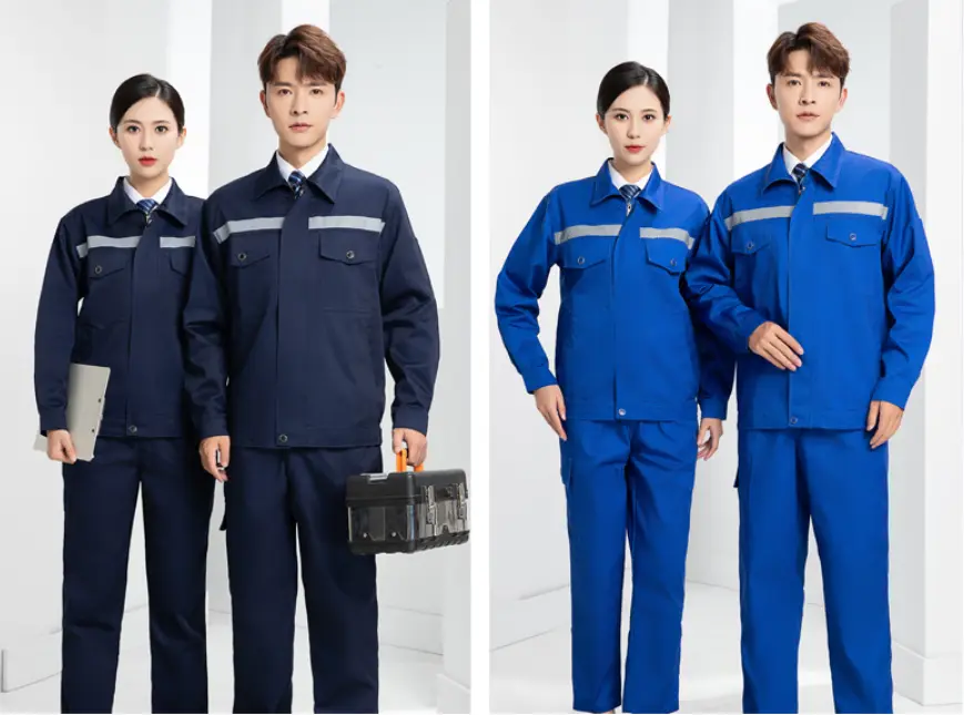 Blue Cotton Safety Work Clothing Blue Cotton Safety Work Clothing
