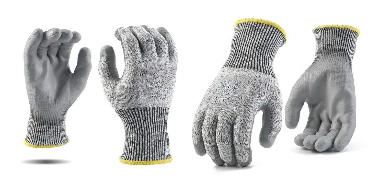 EN 388 Certificate Level 5 Cut Resistance Safety Gloves