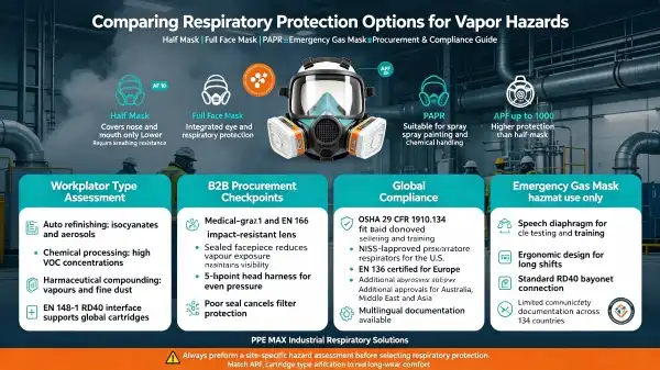 Silicone Full Facepiece Respirator