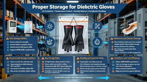 Class 0 Electrical Insulating Rubber Gloves