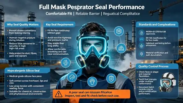 Facepiece Chemical Gas Respirator Facepiece Chemical Gas Respirator