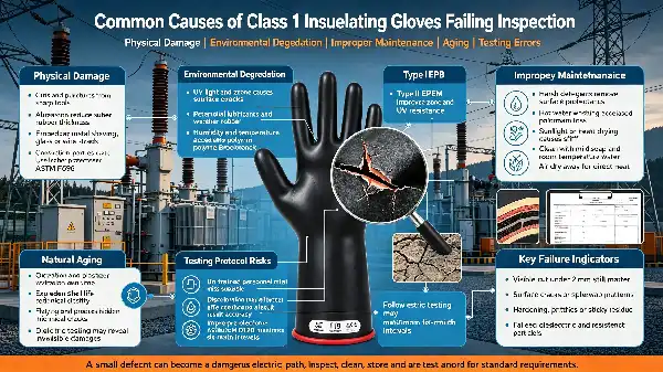 Class 1 Electrical Insulating Rubber Gloves Class 1 Electrical Insulating Rubber Gloves