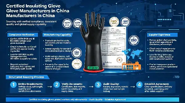 Class 3 Electrical Insulating Rubber Gloves