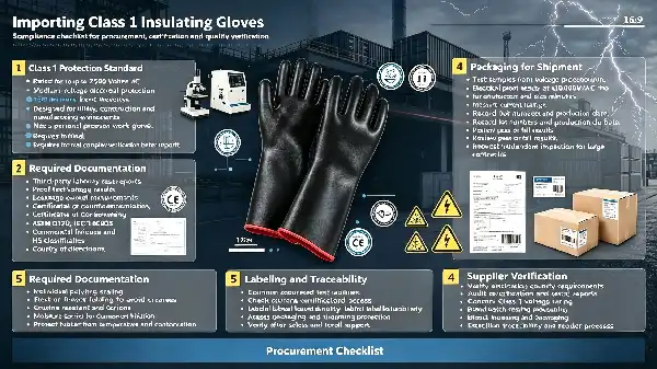 Class 1 Electrical Insulating Rubber Gloves Class 1 Electrical Insulating Rubber Gloves