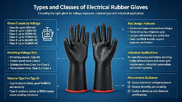 Class 2 Electrical Insulating Rubber Gloves Class 2 Electrical Insulating Rubber Gloves