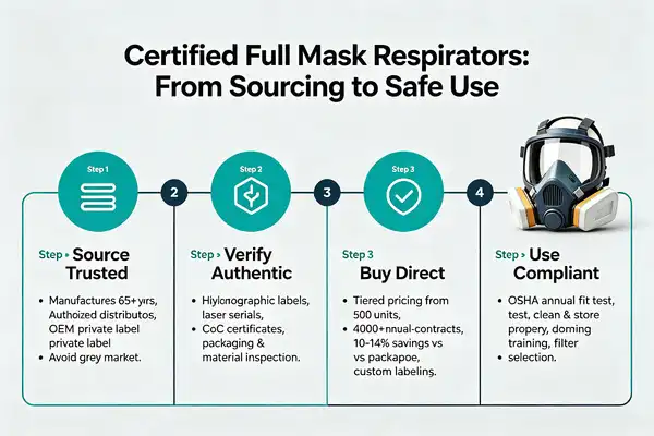 Silicone Full Facepiece Respirator