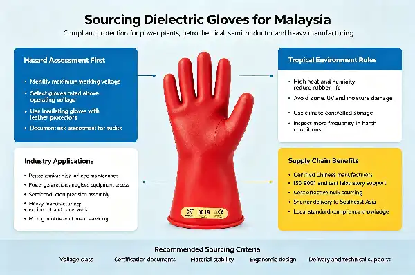 Class 00 Electrical Insulating Rubber Gloves