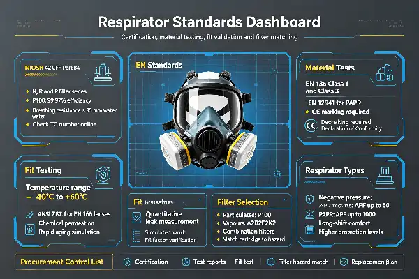 Safety Respirator Full Masks