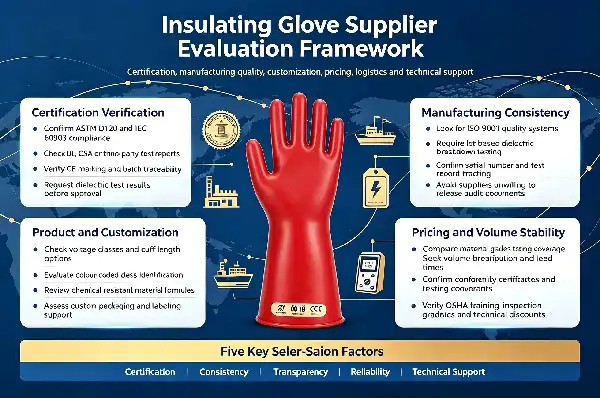Class 00 Electrical Insulating Rubber Gloves