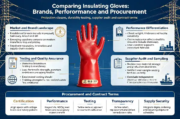 Class 00 Electrical Insulating Rubber Gloves