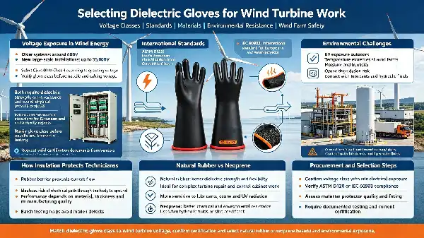 Class 4 Electrical Insulating Rubber Gloves