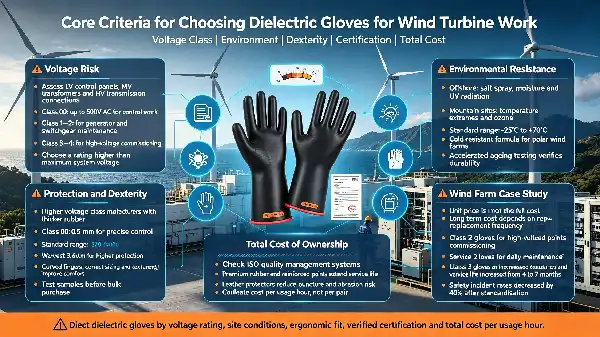 Class 4 Electrical Insulating Rubber Gloves