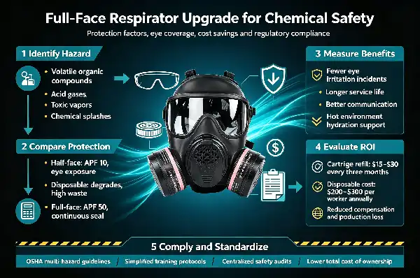 Silicone Full Facepiece Respirator