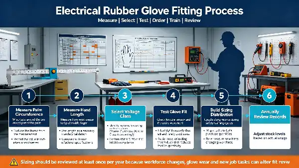 Class 2 Electrical Insulating Rubber Gloves
