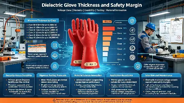 Class 00 Electrical Insulating Rubber Gloves