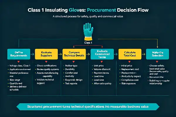 Class 1 Electrical Insulating Rubber Gloves Class 1 Electrical Insulating Rubber Gloves