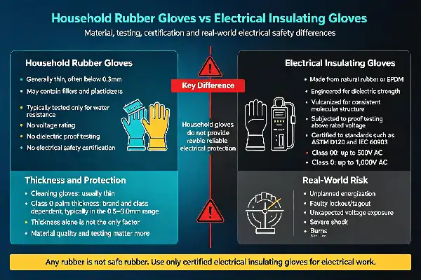 Class 2 Electrical Insulating Rubber Gloves Class 2 Electrical Insulating Rubber Gloves