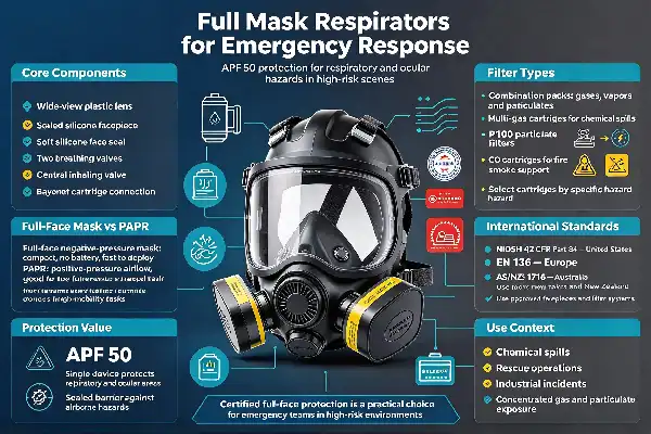 Silicone Full Facepiece Respirator