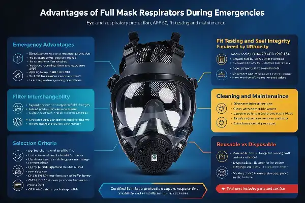 Silicone Full Facepiece Respirator Silicone Full Facepiece Respirator