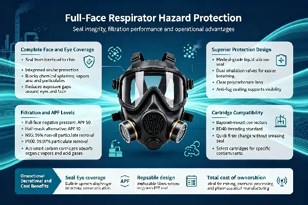 Resists Corrosion Chemical Protective Mask Resists Corrosion Chemical Protective Mask