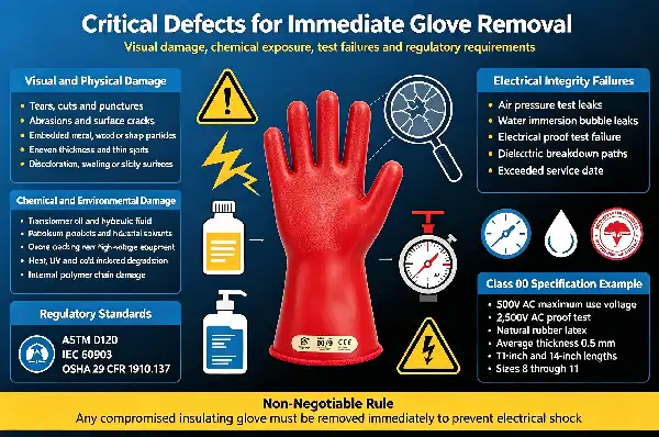 Class 00 Electrical Insulating Rubber Gloves