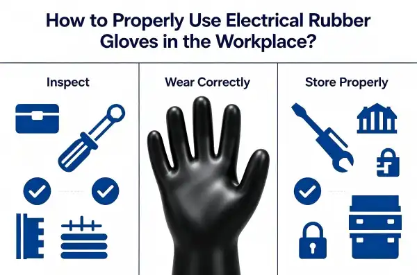 How to Properly Use Electrical Rubber Gloves in the Workplace?