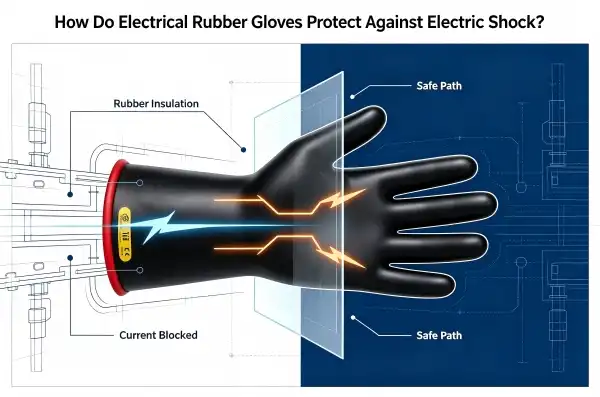 How Do Electrical Rubber Gloves Protect Against Electric Shock?