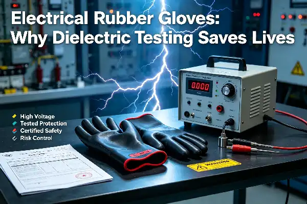 Electrical Rubber Gloves: Why Dielectric Testing Saves Lives