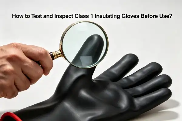 How to Test and Inspect Class 1 Insulating Gloves Before Use?