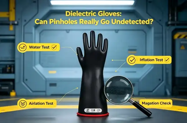 Dielectric Gloves: Can Pinholes Really Go Undetected?