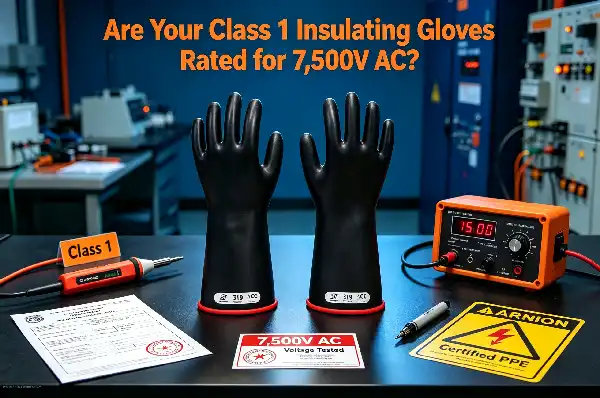 Are Your Class 1 Insulating Gloves Rated for 7,500V AC?