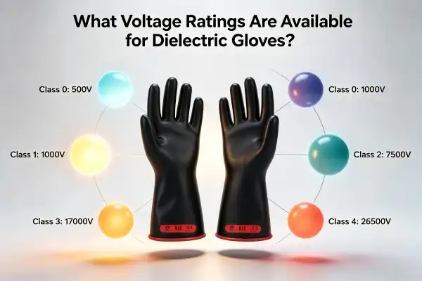 What Voltage Ratings Are Available for Dielectric Gloves?