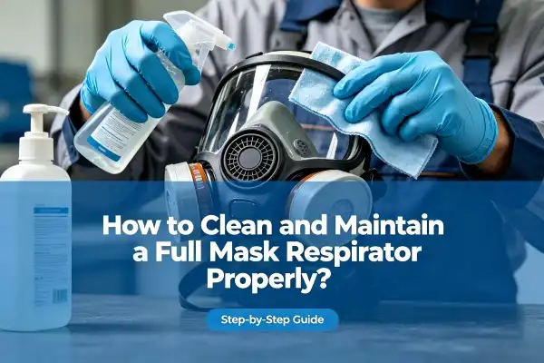 How to Clean and Maintain a Full Mask Respirator Properly?