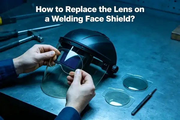 How to Replace the Lens on a Welding Face Shield?