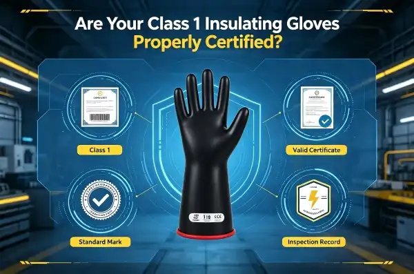 Are Your Class 1 Insulating Gloves Properly Certified?