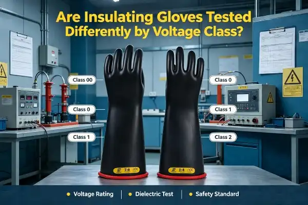 Are Insulating Gloves Tested Differently by Voltage Class?
