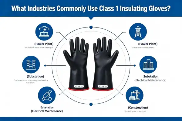 What Industries Commonly Use Class 1 Insulating Gloves?