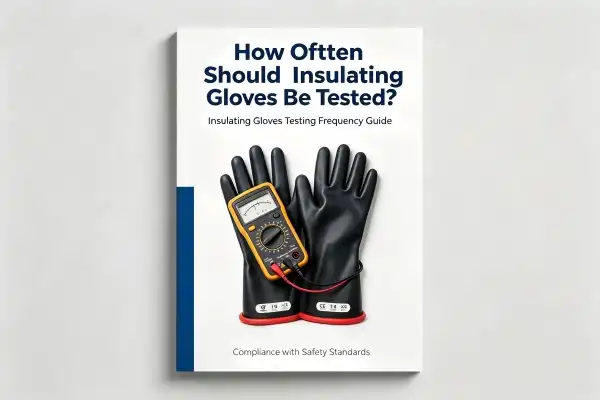 How often should insulating gloves be tested?