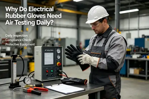 Why Do Electrical Rubber Gloves Need Air Testing Daily?