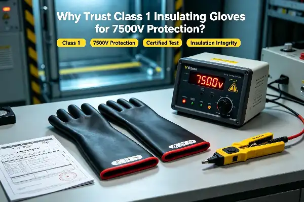 Why Trust Class 1 Insulating Gloves for 7500V Protection?