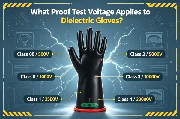 What Proof Test Voltage Applies to Dielectric Gloves?