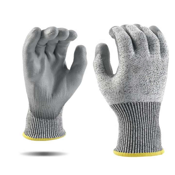 EN 388 Certificate Level 5 Cut Resistance Safety Gloves